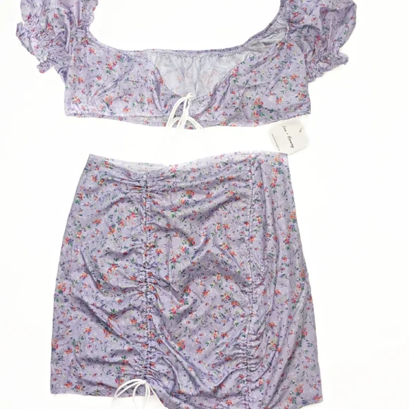 2 Piece floral skirt set - Picture 2 of 6